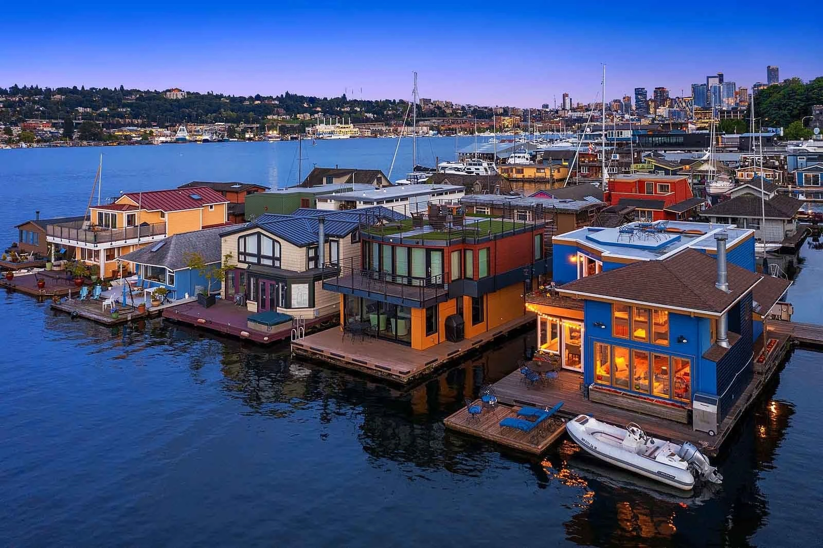 See the famous floating homes